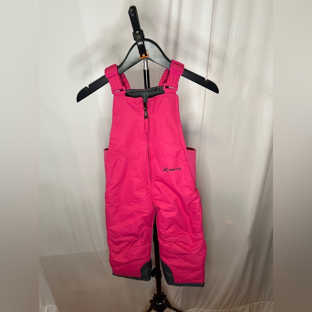 Arctix Kids Pink Insulated Snow Overalls